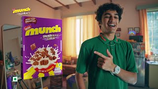 Nestlé MUNCH Breakfast Cereal  GET SET amp CRUNCH  Hindi TVC  30 Sec [upl. by Nitsyrk]