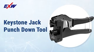 RJ45 Keystone Jack Punch Down Tool [upl. by Merill]