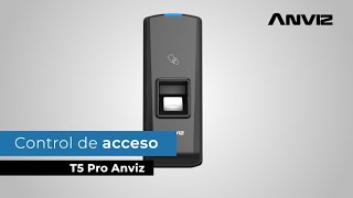 Configuración control de acceso T5 Pro Anviz en CrossChex [upl. by Dreher]