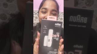 Barun Mini Facial Hair Removal Trimmer  Remove hair without pain facialhairremove braun foryou [upl. by Stephine105]