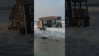 Rodanthe NC house collapse [upl. by Ayekram]