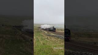 Throwback Thursday  34067 Tangmere at Ais Gill 281023 train steamengine steamtrain [upl. by Eitak]