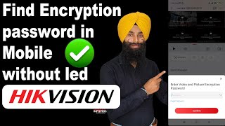 Find enter the encryption password from mobile  Hikconnect Encryption Key Find without led tv [upl. by Rocray130]