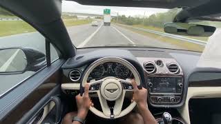 2018 Bentley Bentayga W12 POV Test DriveFAST amp HEAVY [upl. by Idnahs226]