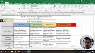 Explicación Excel rúbricas [upl. by Eelyahs350]