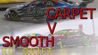 Rc Drift  Carpet Vs Smooth  Which Is The Best Surface To Drift On [upl. by Ynnep]