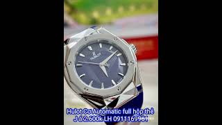 Hulot Cơ mặt xanh Automatic full hộp thẻ J á 2600k LH 0911169961 [upl. by Ahsiral]