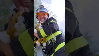 Fire Fighters are Real Heros❤️‍🔥  Blippi Songs 🎶 Educational Songs For Kids [upl. by Aihsotan]