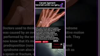 Carpal ligament reconstruction surgery [upl. by Ardeen]