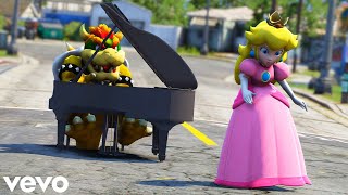 Bowser  Peaches GTA 5 Official Music video The Super Mario Bros Movie [upl. by Enneillij]