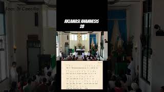 ANAMNESIS 2B TPE BARU  AKLAMASI ANAMNESIS anamnesis lagumisa minggubiasa liturgi misa minggu [upl. by Ethe]