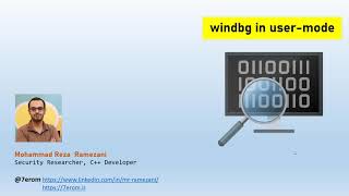 windbg in usermode  Chapter 0 Introduction [upl. by Veneaux]