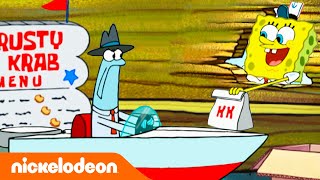 SpongeBob Schwammkopf  Die Krosse Krabbe richtet einen DriveIn ein  Nickelodeon Deutschland [upl. by Lanae472]