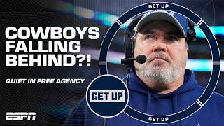 Are the Cowboys FALLING BEHIND the Eagles in the NFC East by staying quiet in free agency  Get Up [upl. by Sela]