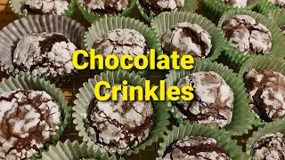 Chocolate crinkle cookies no chill [upl. by Crowns793]