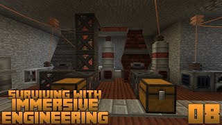 Surviving With Immersive Engineering  E08  Improved Blast Furnace amp Advanced Coke Oven [upl. by Adniral]