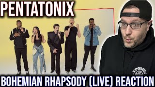 REACTION TO quotBOHEMIAN RHAPSODYquot LIVE BY PENTATONIX [upl. by Ellimaj]