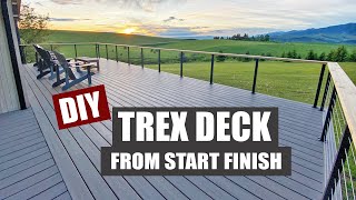 BUILDING the ULTIMATE Trex Deck [upl. by Lune277]