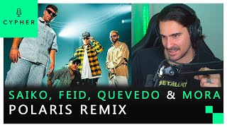 REACCIÓN a Saiko Feid Quevedo Mora  Polaris Remix Video Oficial [upl. by Adnawot]