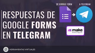 Como conectar Google Form y Telegram con MAKE Integromat [upl. by Ahsilla818]