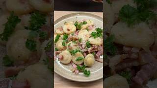 Gnocchi mit Speckrezept recipe gnocchirecipe gnocchi speck abendessen lecker [upl. by Legin432]