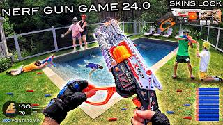 NERF GUN GAME 240  Nerf First Person Shooter [upl. by Brookes]