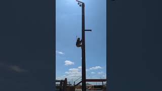 Ironworker column climb [upl. by Adali]