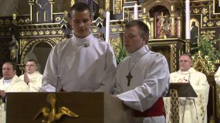 ŚWIĘTA LITURGIA PASCHALNA WIELKA SOBOTA MIKOŁÓW 2014 [upl. by Ohnuj]