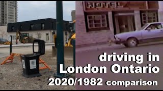 Driving In London Ontario 20201982 comparison [upl. by Tannenbaum]