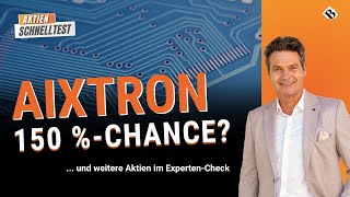 Aktien im Expertencheck Aixtron  150 Chance  Außerdem Amphenol und Edwards Lifesciences [upl. by Culberson]