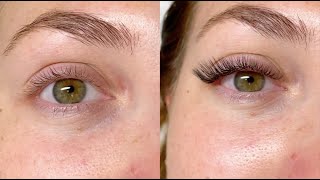 Classic Eyelash Extensions close up Auckland CBD New Zealand [upl. by Sofia]