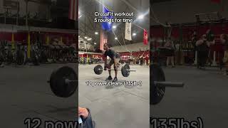 CrossFit workout 5 rounds for time workout motivation crossfit fitness gym [upl. by Guinevere]