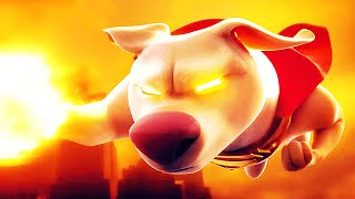 DC LEAGUE OF SUPERPETS Clip  quotSolar Paw Punchquot 2022 [upl. by Brest606]