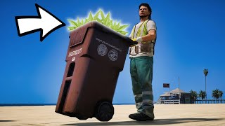 GTA 5 RP A ZERO EN HARDCORE  5 Je cache de la weed dans mon camion de poubelle [upl. by Anialad]