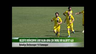 BELEDİYE DERİNCESPOR SOMASPOR MAÇ ÖZETİ [upl. by Drannek21]