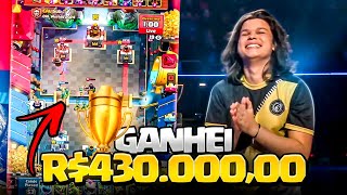 PARTIDA IMPOSSÍVEL CONTRA O SUB QUE ME GARANTIU 430 MIL REAIS NO MUNDIAL DE CLASH ROYALE [upl. by Assilam]