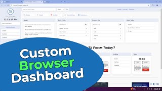 Custom Browser Start Page and Dashboard [upl. by Miko]