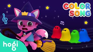 Learn Colors with Halloween Ghost｜Halloween Kids｜Halloween Colors 🎃｜Halloween Song｜Pinkfong amp Hogi [upl. by Terese]