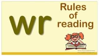 Английский для начинающих Правила чтения в английском языкеСочетание букв WR [upl. by Nilak]