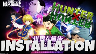 INSTALLER LE NOUVEAU JEU HUNTER X HUNTER  🔰✅ [upl. by Aineval]