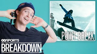 Pro Snowboarder Scotty James Breaks Down Snowboarding Scenes from Movies  GQ Sports [upl. by Arracot]