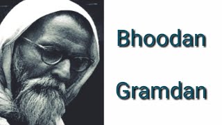 Bhoodan  Gramdan [upl. by Nicram]