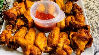 FRIED TASTY CHICKEN WINGS Fried tasty chicken wings [upl. by Marozas356]