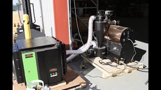 ELECTROSTATIC PRECIPITATOR TEST KY4000 with a 5lb Roaster HD 720p [upl. by Kauppi]