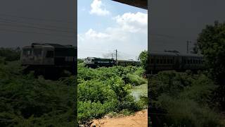 Hilarious Honk by Beloved EMD  40102 GOC WDP4D  12084 CBEMV Jan Shatabdi Exp  10112024 [upl. by Dadivitan]