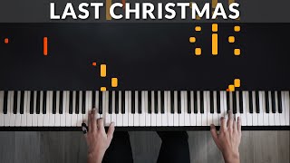 Last Christmas  Wham  Tutorial of my Piano Cover [upl. by Gerti244]