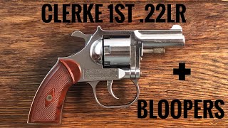 Clerke First 22 Saturday Night Special revolver made by Clerke Technicorp and a Blooper reel [upl. by Okihcas230]