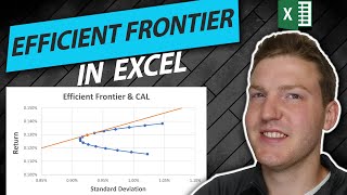 Graph The Efficient Frontier And Capital Allocation Line In Excel [upl. by Dympha]