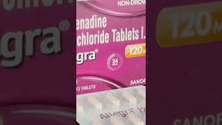 Allegra Tablet Fexofenadine 120 mg Use allegra medicine pharmacist [upl. by Vipul300]