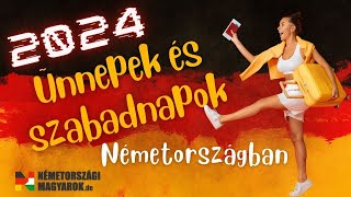 Munkaszüneti napok Németországban 2024 [upl. by Atsylak]